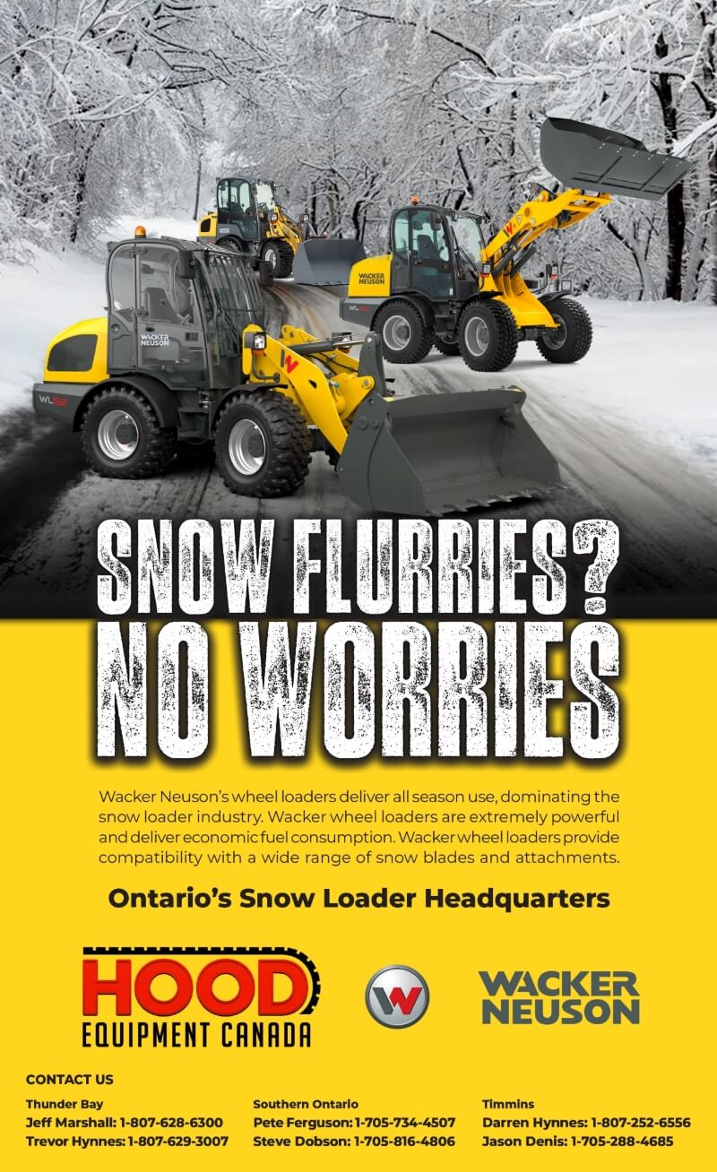 Snow Flurries? No Worries Wacker Neuson Flyer